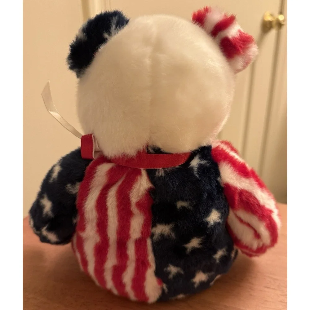 Ty Beanie Buddies Spangle the Patriot Bear 14